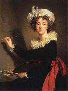 Elisabeth-Louise Vigee-Lebrun Self-Portrait oil painting artist